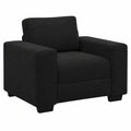 Eleganter Samt-Loungesessel Schwarz, 100x77x82 cm - Komfort für Ihr Wohnzimmer