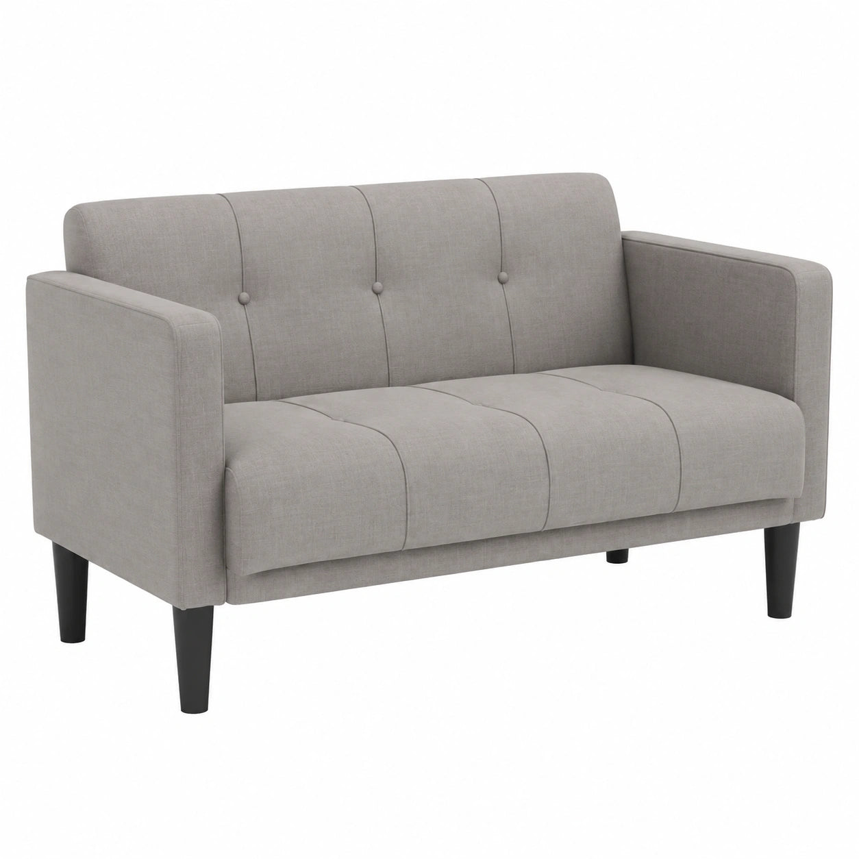 Kompaktes 2-Sitzer-Sofa in Taupe, 111 cm Polstermöbel für Ihr Wohnzimmer