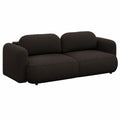 Selsey Schlafsofa mit Bettkasten und DL-Automatik, 3-Sitzer, Braun Chenille, 253x110 cm