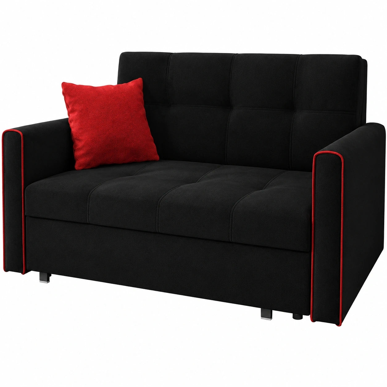 Mirjan24 Sofa Viva Bis III: Schlafsofa mit Stauraum und Kissen, 3-Sitzer, Farboptionen