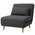 Vielseitiges Schlafsofa 4-in-1 mit verstellbarer Rückenlehne, Polstersofa und Gästebett in Dunkelgrau